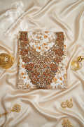 White Gold Floral Mukhawar — Correct Orientation