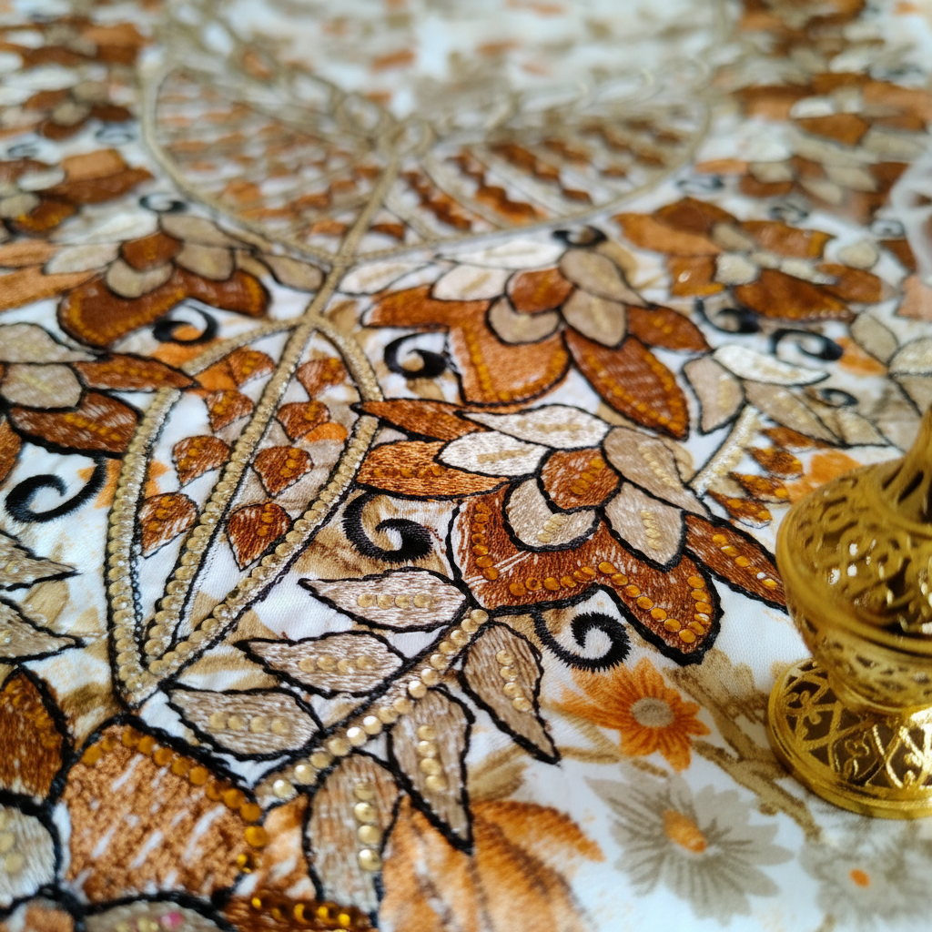 White Gold Mukhawar — Detail Shot 2