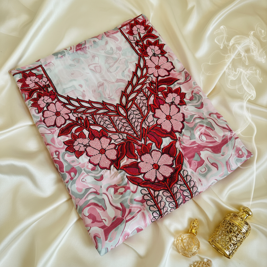 White Red Neckline - No Watermark