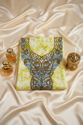 Yellow Lime Indonesian Silk Mukhawar — Bakhoor & Perfume Styling